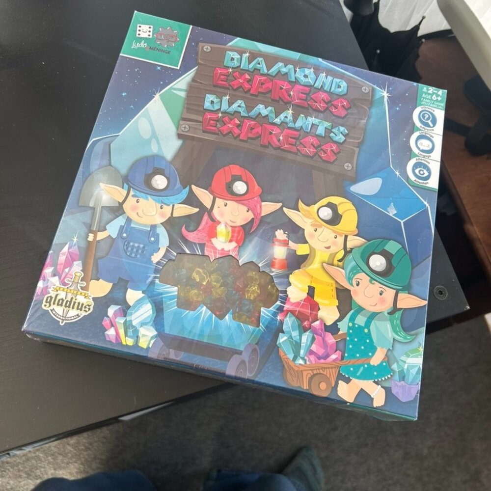 Diamond express - kids board game - ages 6+ french/english - BNIB